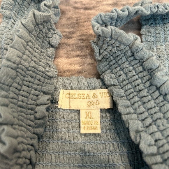 NWOT Chelsea and Vic Girls Size CL Crinkle Tank - Picture 11 of 11